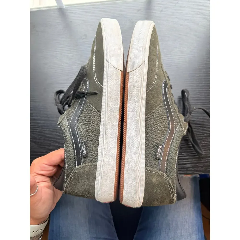 Vans Gilbert Crockett 2 Pro Skate Shoes Men’s Size 13 Olive Green Suede Canvas